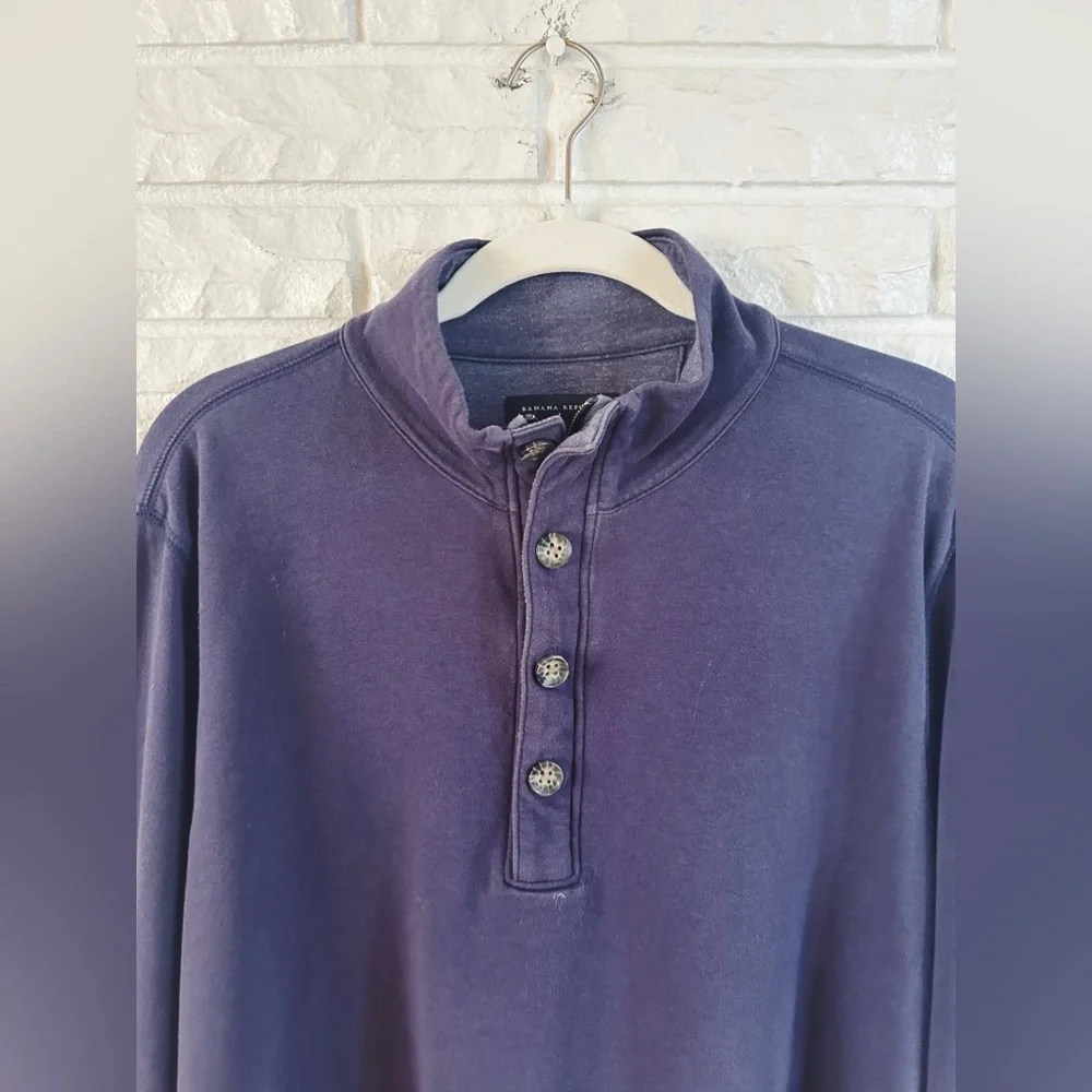 Banana Republic Quarter Button Up Sweater - Picture 2 of 4